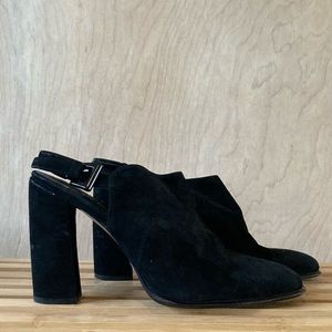 Via Spiga Suede Slingback Block Heels